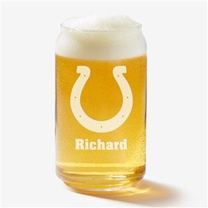 NFL Indianapolis Colts Personalized 16 oz. Beer Can Glass - 36679-B