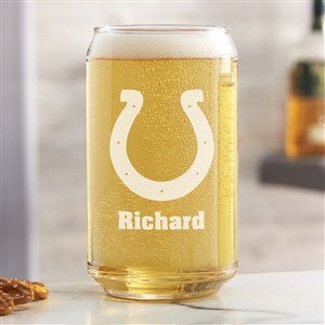 NFL Indianapolis Colts Personalized 16 oz. Beer Can Glass - 36679-B