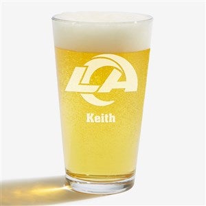 NFL Los Angeles Rams Personalized 16 oz. Pint Glass - 36702-PG