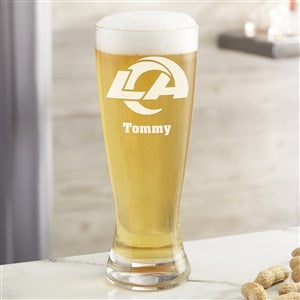 NFL Los Angeles Rams Personalized 23 oz. Pilsner Glass - 36702-P