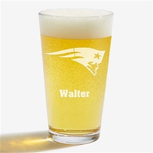 NFL New England Patriots Personalized 16 oz. Pint Glass - 36705-PG