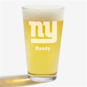 NFL New York Giants Personalized 16 oz. Pint Glass - 36707-PG