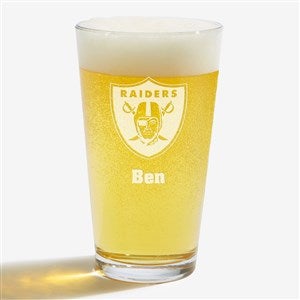 NFL Las Vegas Raiders Personalized 16 oz. Pint Glass - 36709-PG