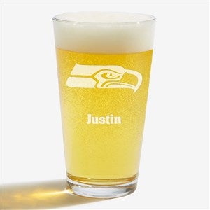 NFL Seattle Seahawks Personalized 16 oz. Pint Glass - 36713-PG
