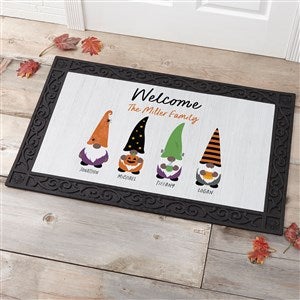 Halloween Gnome Personalized Doormat- 20x35 - 36717-M