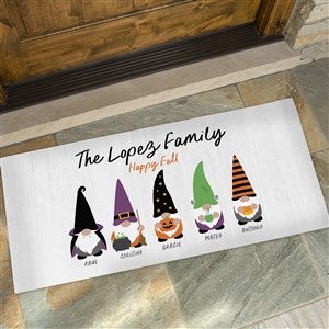 Halloween Gnome Personalized Doormat- 24x48 - 36717-O