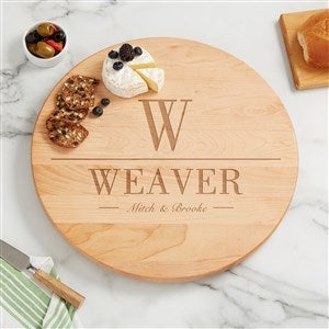 Decorative Name & Initial 15" Personalized Lazy Susan - 36723