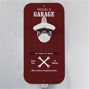 His Place Personalized Wrench Magnetic Bottle Opener - 36756