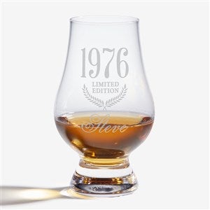 The Glencairn® Aged To Perfection Personalized Birthday 6.25oz Whiskey Glass - 36758
