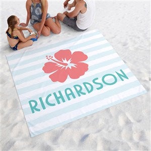 Beach Fun Personalized Beach Blanket - 36780