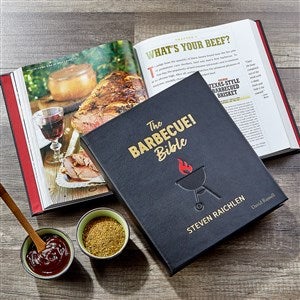 The Barbecue Bible Personalized Leather Book - 36790D