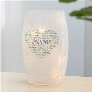 Grateful Heart Personalized Small Frosted Tabletop Light - 36821