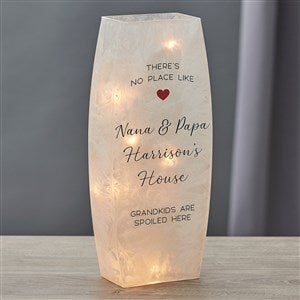 No Place Like Personalized Grandparents Large Frosted Tabletop Light - 36831-L