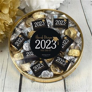 Classic Graduation Personalized Large Tin with Hershey's & Reese's Mix - 36851D-L