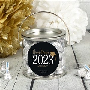 Classic Graduation Personalized Paint Can with Hershey Kisses - 36852D