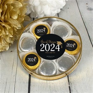 Classic Graduation XL Tin with 16 Chocolate Covered Oreo Cookies - 36853D-XLG