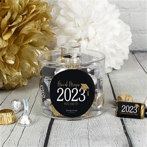 Classic Graduation Personalized Container with Hershey's & Reese's Mix - 36855D