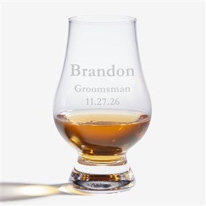 The Glencairn® Groomsmen Personalized 6.25oz Whiskey Glass - 36857