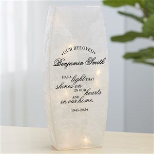 Memorial Light Personalized Small Frosted Tabletop Light - Large - 36866-L