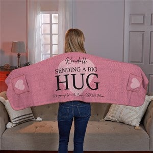 Sending Hugs Personalized Cuddle Wrap - 36927