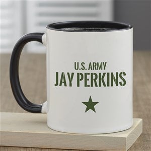 Authentic Personalized Coffee Mug 11 oz.- Black - 36931-B