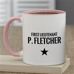 Authentic Personalized Coffee Mug 11 oz.- Pink - 36931-P