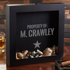 Authentic Personalized Cigar Label Shadow Box - 36936