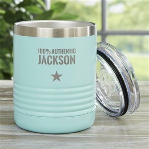 Authentic Personalized 10oz Vacuum Insulated Stainless Steel Tumbler - Teal - 36939-T