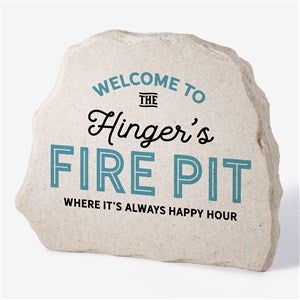 Welcome To... Personalized Standing Garden Stone - 36956