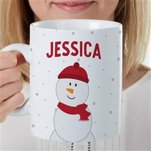 Santa and Friends Personalized Christmas 30 oz. Oversized Coffee Mug - 36983