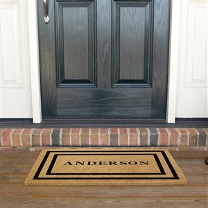 Personalized Double Frame Premium Coir Doormat - 22x36 - 37008D-S