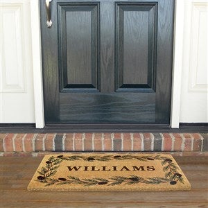 Personalized Evergreen Premium Coir Doormat - 22x36 - 37016D-S