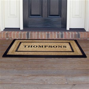 Personalized Single Rubber Frame Coir Doormat - 30x48 - 37021D-L