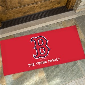 MLB Boston Red Sox Personalized Oversized Doormat- 24x48 - 37034-O