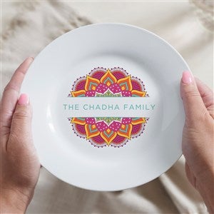 Diwali Personalized Round Plate - 37040