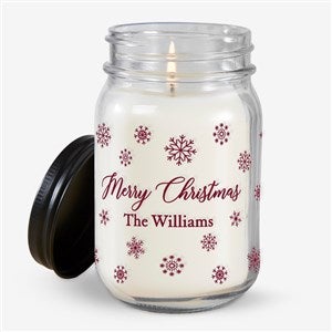 Winter Wonderland Personalized Farmhouse Candle Jar - 37054