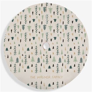 Christmas Aspen Personalized Christmas Tree Skirt - 37066