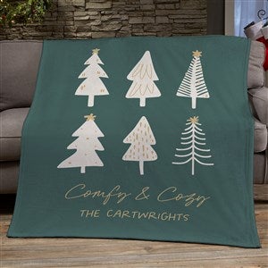 Christmas Aspen Personalized 50x60 Plush Fleece Blanket - 37075-F