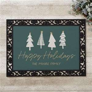 Christmas Aspen Personalized Doormat- 18x27 - 37081-S