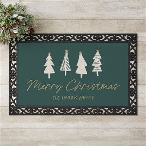 Christmas Aspen Personalized Doormat- 20x35 - 37081-M