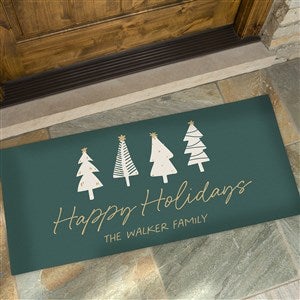 Christmas Aspen Personalized Oversized Doormat- 24x48 - 37081-O