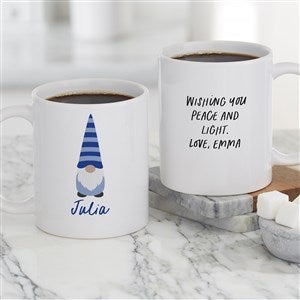 Hanukkah Gnome Personalized Coffee Mug 11 oz.- White - 37100-S