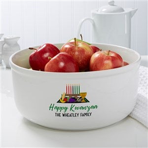 Kwanzaa Personalized Serving Bowl - 37105