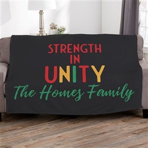 Kwanzaa Personalized 50x60 Plush Fleece Blanket - 37111-F