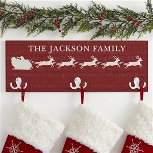 Nostalgic Noel Personalized Christmas Stocking Hook- 3 Hooks - 37165