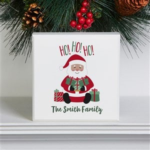 Santa Personalized Shelf Block - 37172