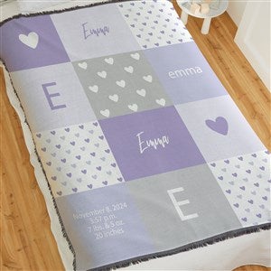 Sweet Baby Personalized 56x60 Woven Throw Blanket - 37182-A