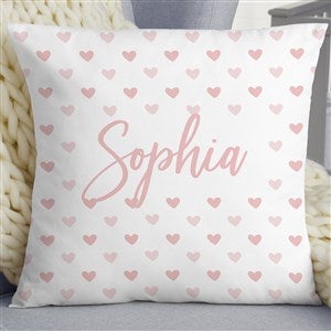 Sweet Baby Personalized 18" Velvet Throw Pillow - 37183-LV