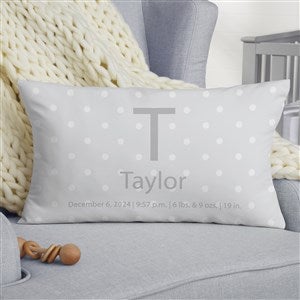 Sweet Baby Personalized Lumbar Throw Pillow - 37183-LB