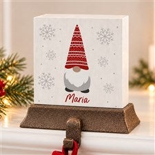 Christmas Gnome Personalized Stocking Holder - 37208